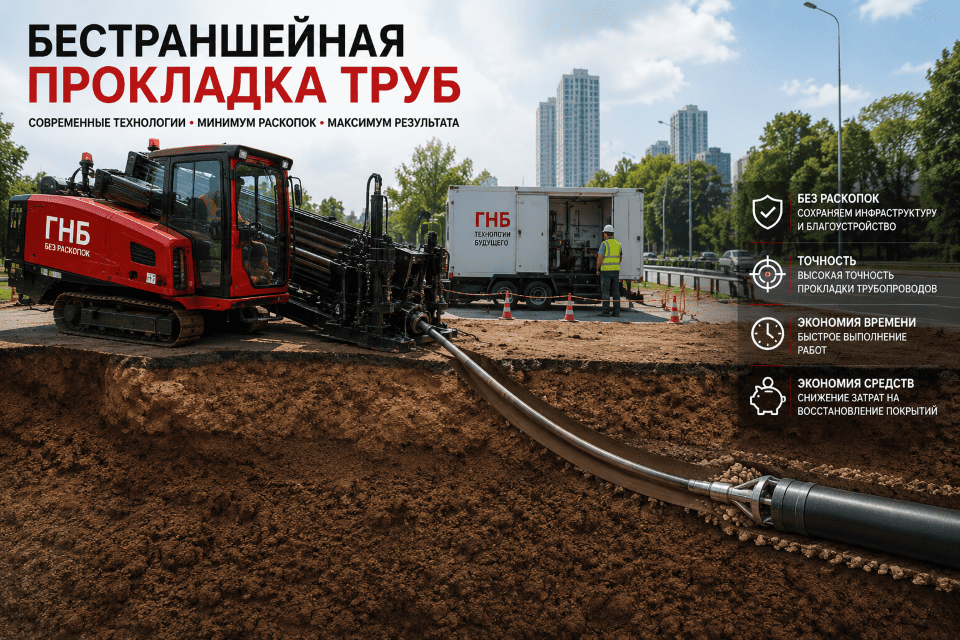 Бестраншейная ГНБ Бестраншейная ГНБ фото